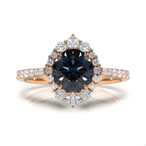 2 Carat Tatiana Moissanite Ring in 18K gold - LeCaine Gems