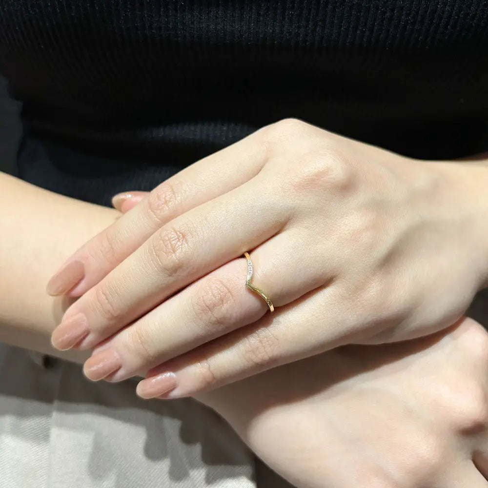 Alexia Ring in 14K Gold - LeCaine Gems