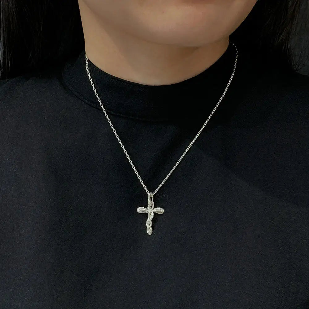 CROCI GIUBILEO 2025 Sterling Silver Necklace (G15) - LeCaine Gems