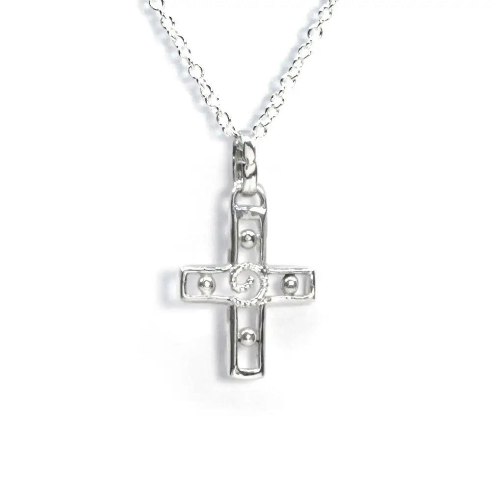 CROCI GIUBILEO 2025 Sterling Silver Necklace (G4)  - LeCaine Gems