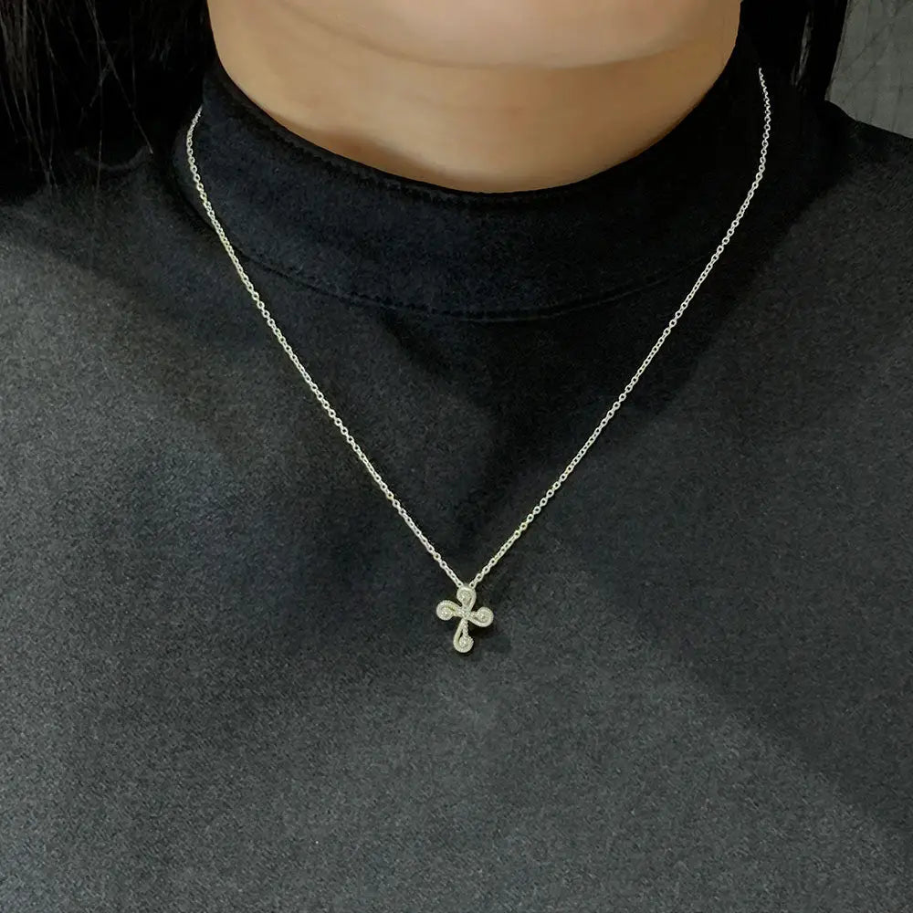 CROCI GIUBILEO 2025 Sterling Silver Necklace (G5) - LeCaine Gems