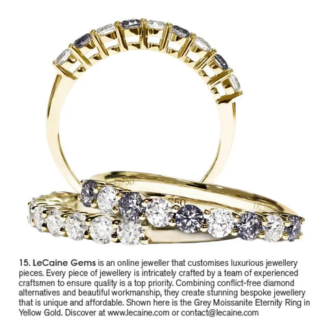 Tatler Magazine Nicole Kidman LeCaine Moissanite Singapore Stacking Rings